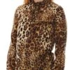 Fashion Union Animal Print Tie High Neck L/Sleeve Top -Style Nest Store 13849