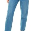 Noisy May Blue Denim Liv Nw Straight Fit Jeans -Style Nest Store 15075