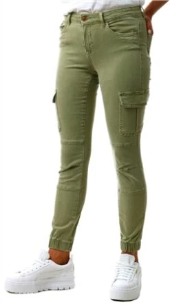 Only Green / Oil Green Missouri Regular Cargo Trousers