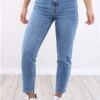 Only Denim Emily Life Hw Ankle Straight Fit Jeans -Style Nest Store 20084