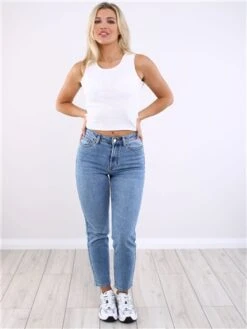 Only Denim Emily Life Hw Ankle Straight Fit Jeans -Style Nest Store 20084 2