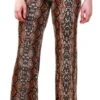 Cutie London Brown Snake Print Trouser -Style Nest Store 20828