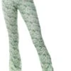 Daisy Street Green Tie-Dye Flared Trousers -Style Nest Store 21714