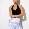 Motel Blue Kinnie Mini Skirt -Style Nest Store 21882