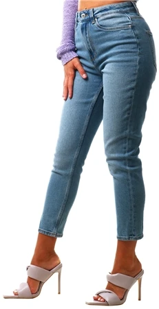 Veromoda Light Blue Denim Joana High Waist Ankle Mom Jeans