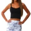Only Black / Black Cropped Top -Style Nest Store 22566
