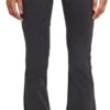 Noisy May Dark Grey Sallie High Waist Flared Jeans