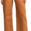 Veromoda Brown / Tobacco Brown High Waist Wide Trousers -Style Nest Store 23570