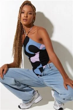 Motel Purple Jaira Halterneck Top -Style Nest Store 24361 2