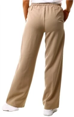 Pieces Silver Mink Bossy Wide Leg Trousers -Style Nest Store 24979 3