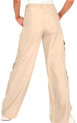 Vivichi Stone Loren Wide Leg Cargo Trousers -Style Nest Store 25304 3