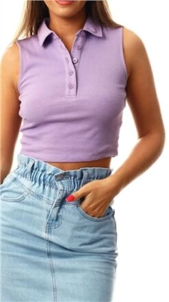 Only Blue / Light Blue Denim Millie Detailed Denim Skirt -Style Nest Store 25436 1