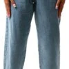 Only Light Blue Denim Verna-Bomb Balloon High Waisted Jeans -Style Nest Store 25930