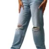 Calvin Klein Denim Light 90's Straight Jeans -Style Nest Store 25961