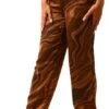 Vila Demitasse Satin High Waisted Trousers -Style Nest Store 26011