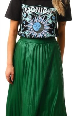Only Green / Green Bee Anina Pleated Midi Skirt -Style Nest Store 26163 1