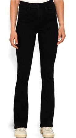 Noisy May Black Sallie High Waist Flared Jeans