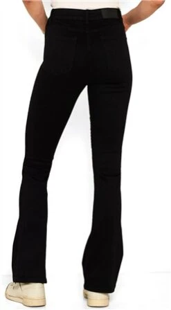 Noisy May Black Sallie High Waist Flared Jeans -Style Nest Store 26278 3