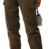 Only Wren / Taupe Carlton - Gigi Reg Waist Cargo Trousers -Style Nest Store 26986