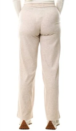 Only Stone / Pumice Stone Emma Wide Fitted Trousers -Style Nest Store 27310 3