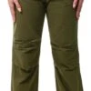 Vivichi Khaki Balloon Cargo Trousers With Toggle Detail -Style Nest Store 27312
