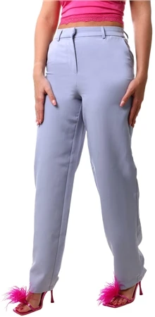 Vila Sweet Lavender Kamma Straight High Waisted Trousers
