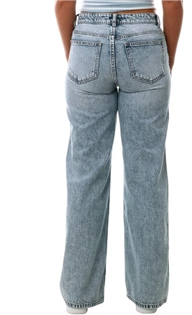 Only Aqua/Light Blue Bleached Denim Chris Reg Low Wide Dnm Mas412 6 Only Aqua/Light Blue Bleached Denim Chris Reg Low Wide Dnm Mas412 - Image 4