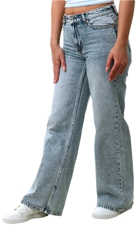 Only Aqua/Light Blue Bleached Denim Chris Reg Low Wide Dnm Mas412 3 Only Aqua/Light Blue Bleached Denim Chris Reg Low Wide Dnm Mas412