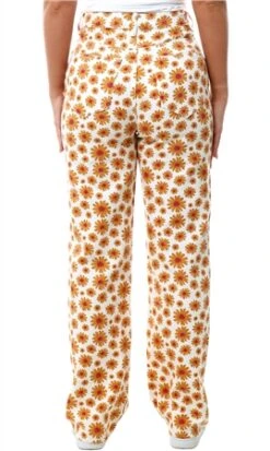 Forever Denim Daisy Print Wide Leg Jean -Style Nest Store 27529 3