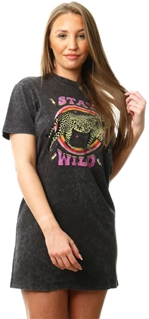 Noisy May Obsidian Zodiac Short Print Dress