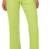 Only Yellow / Sunny Lime Xtra Highwaisted Trousers -Style Nest Store 27859