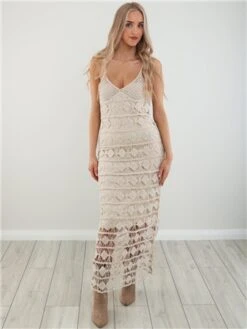 Qed Stone Crochet Pattern Midi Dress -Style Nest Store 28071 2