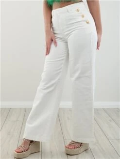 Veromoda White / Snow White Margot High Rise Jeans