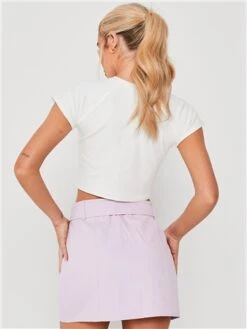 Saint Genies Lilac Cargo Skirt -Style Nest Store 28492 3