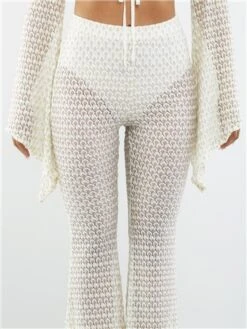Saint Genies White Lace Crochet Trouser -Style Nest Store 28528 1