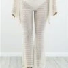 Saint Genies White Lace Crochet Trouser -Style Nest Store 28528