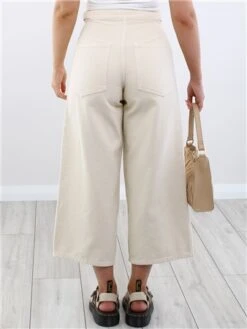 Only Ecru Jackie Culottes -Style Nest Store 28560 3