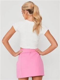 Saint Genies Pink Sybil Cargo Skirt -Style Nest Store 28667 3
