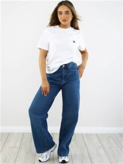 Only Blue / Medium Blue Denim Hope Life Ex Hw Wide Straight Fit Jeans -Style Nest Store 29040 2