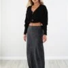Brave Soul Grey Jasmin Skirt -Style Nest Store 29139