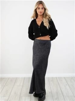 Brave Soul Grey Jasmin Skirt -Style Nest Store 29139 2