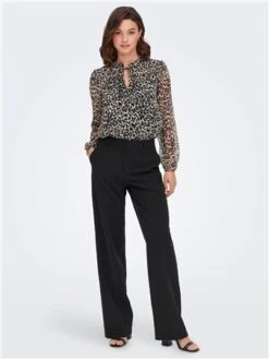 Only Black Ditsy Patterned Blouse -Style Nest Store 29159 2