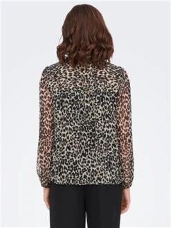 Only Black Ditsy Patterned Blouse -Style Nest Store 29159 3