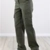 Jjxx Green / Dusty Olive Kendal Cargo Trousers -Style Nest Store 29328