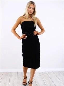 Noisy May Black Alma Fitted Dress -Style Nest Store 29530 2