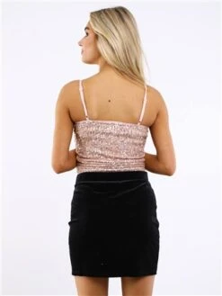 Noisy May Black Alma Clara Nw Slit Mini Skirt -Style Nest Store 29533 3