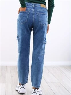 Noisy May Medium Blue Denim Moni Cargo Jean -Style Nest Store 29548 3