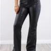 Veromoda Black / Black Selma Hr Flared Pants